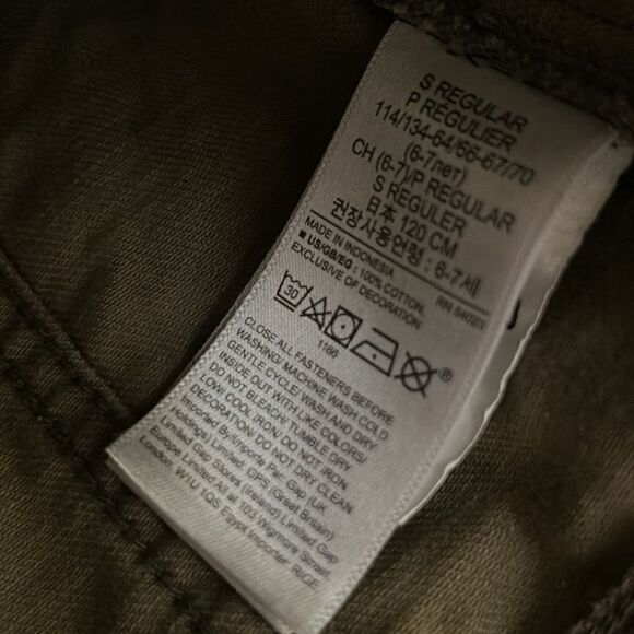 Gap Girls Camo Girls Cropped Jeans Jacket(Size Small) - Picture 5 of 7